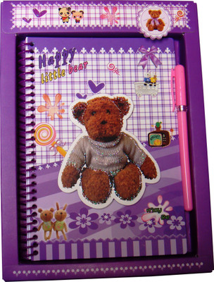 

BJ A5 Diary(Happy little, Multicolor, Pack of 2)