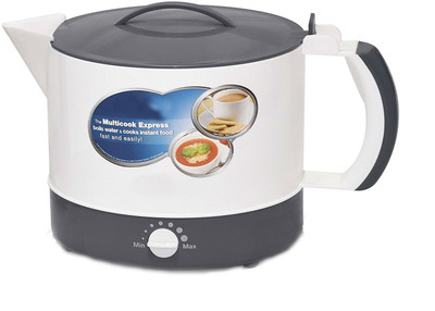 

Shrih SH-03885 Fast And Easy Multicook Express Electric Kettle(1 L, White, Grey)
