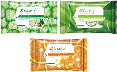 

Zuci Wet Wipes Unit of - Dozen(Pack of 4)