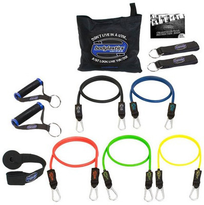 

Bodylastics 12 PCS Patented Anti-Snap Resistance Bands Gym & Fitness Kit