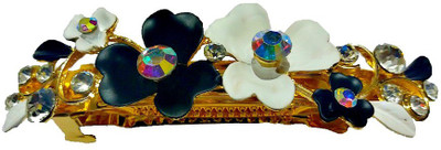 

Utopian Enamel and Stone Hair Clip(Black)