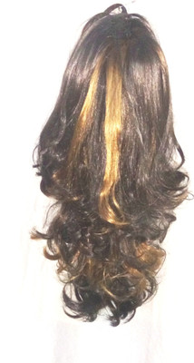 YASHANSH Three Step Cutting brown with highlights Hair Extension