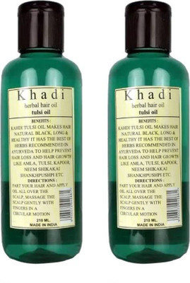 

Khadi Natural Tulsi oil Hair Oil(420 ml)