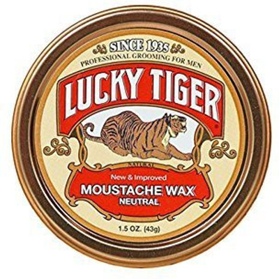 

Lucky Tiger Mustache Wax, Neutral Hair Styler