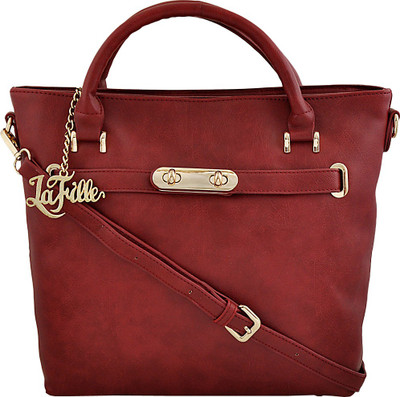 

LaFille Hand-held Bag(Maroon)