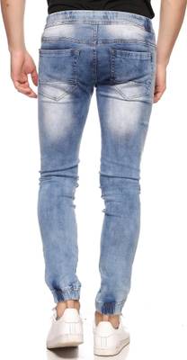Lafantar Slim Men's Light Blue, White Jeans