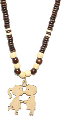 GR8 BUNCH Wood Brown Jewellery Set(Pack of 1)