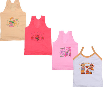 

IndiWeaves Camisole Bodysuit Slip For Girls(White, Pack of 4, Beige;pink;red;white
