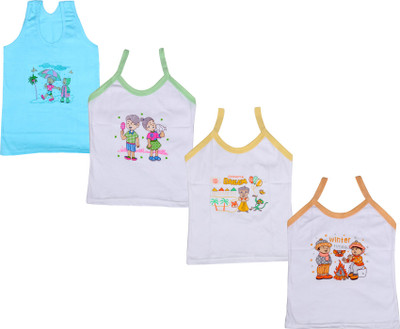 

IndiWeaves Camisole Bodysuit Slip For Girls(White, Pack of 4, Blue;white