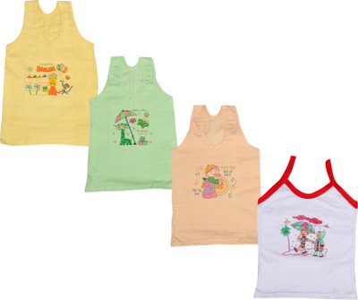 

IndiWeaves Camisole Bodysuit Slip For Girls(White, Pack of 4, Beige;green;white;yellow