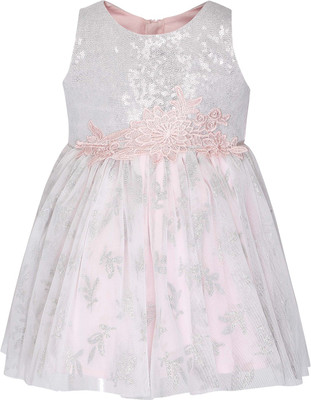 

Life by Shoppers Stop Girls Midi/Knee Length Party Dress(Pink, Sleeveless