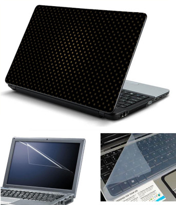 Psycho Art 3in1 Laptop Skin Pack with Screen Guard Key Protector HQ140816 Combo Set Multicolor