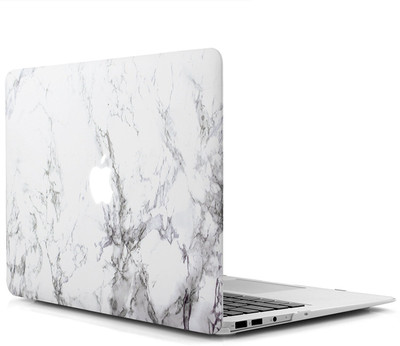 

iDOO 13 inch Laptop Case(Multicolor), White marble