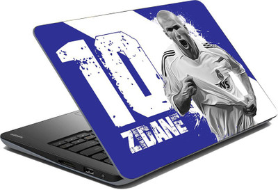 Vprint Football player Zidane Vinyl Laptop Skin Compatible for 13 inch(Theme: Famous Personalities)
