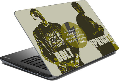 Vprint Bolt upright Vinyl Laptop Skin Compatible for 14 inch(Theme: Sports)