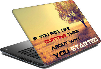 Vprint Motivational quotes Vinyl Laptop Decal 14