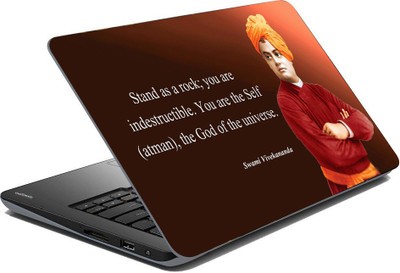 Vprint Swami Vivekananda Vinyl Laptop Skin Compatible for 13 inch(Theme: Typography)