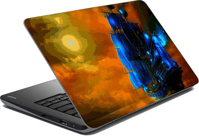 Vprint painted Boat Vinyl Laptop Skin Compatible for 14 inch(Theme: Graffiti)