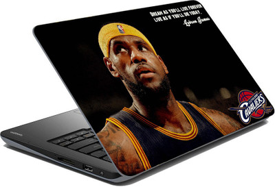 Vprint Lebron James Vinyl Laptop Skin Compatible for 14 inch(Theme: Sports)