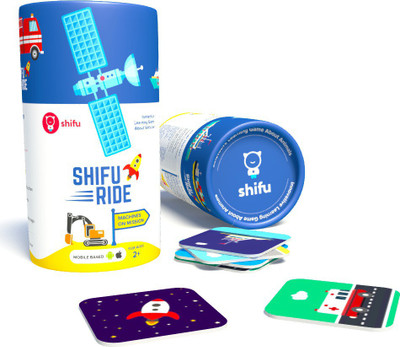 

Shifu Ride - 20 Vehicles in 3D - Educational - Augmented Reality game (Gift for Kids - Boys & Girls age 2-10 yrs - Mobile / Tablet based)(Multicolor)