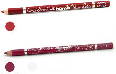 

Color Fever Redish Brown,Purple Shade Lip Liner(Multicolor,)