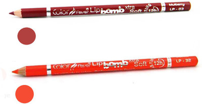 

Color Fever Muberry Brown,Orange Shade Lip Liner(Multicolor,)
