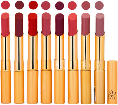 

Rythmx Slim Lipstick 8 Pcs Combo Set 70(Multicolor,, 17.6 g)