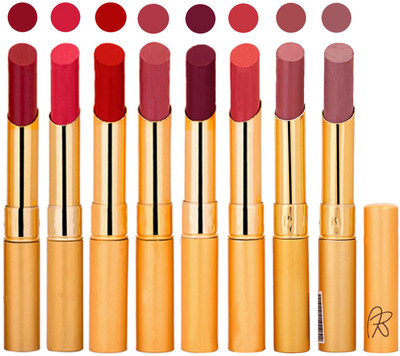 Rythmx Slim Lipstick 8 Pcs Combo Set 21(Multicolor,)