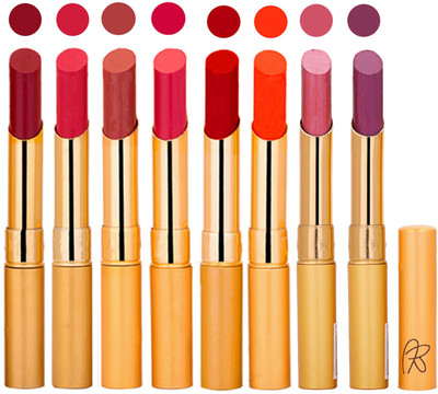 

Rythmx Slim Lipstick 8 Pcs Combo Set 28(Multicolor,)