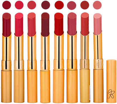 Rythmx Slim Lipstick 8 Pcs Combo Set 14(Multicolor,)