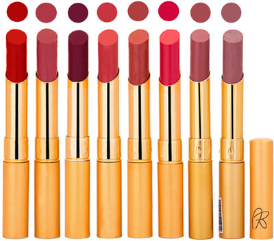 

Rythmx Slim Lipstick 8 Pcs Combo Set 90(Multicolor,, 17.6 g)