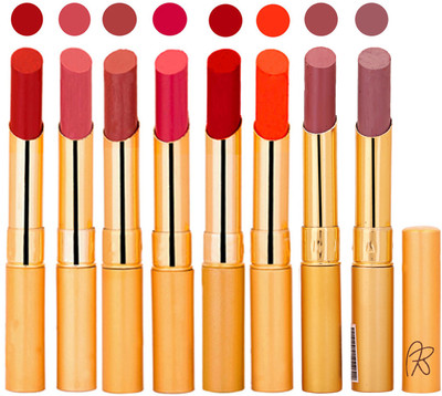 

Rythmx Slim Lipstick 8 Pcs Combo Set 58(Multicolor,)