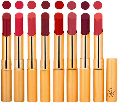 

Rythmx Slim Lipstick 8 Pcs Combo Set 09(Multicolor,, 17.6 g)