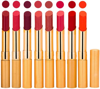 

Rythmx Slim Lipstick 8 Pcs Combo Set 22(Multicolor,, 17.6 g)
