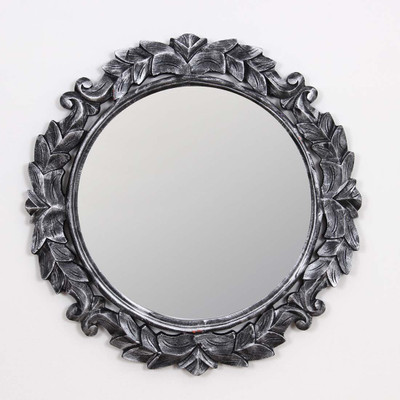 

Make Home Happy Happy-wm-1 Decorative Mirror(Round)