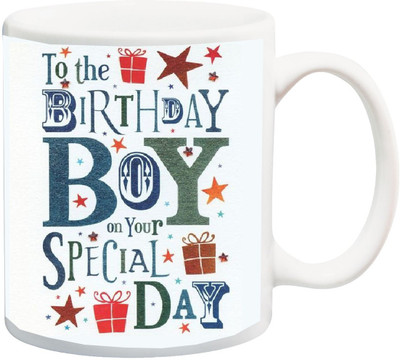 

ME&YOU Gift for Boys;To The Birthday Boy Special Day 3D Printed Ceramic Mug(325 ml), Multicolor
