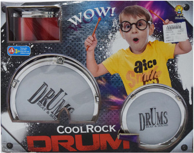 

Powerpak Cool Rock Drum Set 14 pcs for kids (YX249048)(Multicolor)