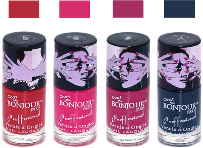 

Bonjour Paris True Matte Nail Polish 172 Red-Pink-Pink-Grey(Pack of 4)