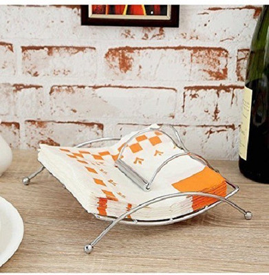 

Eoan International Napkin Holder Waves Silver Napkins(2 Sheets)