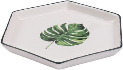 

Chumbak Tropical Greens Platter Plate