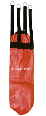 

HEALTH FIT INDIA 7.0 Feet Long, Synthetic Leather Material, Unfilled, Red Color with Long Strap Hanging Bag(Heavy, 84 kg)