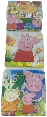 

Funcart Funcart Peppa pig 3 piece puzzle set(3 Pieces)
