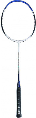 

ASHAWAY Smash 33 White, Black, Blue Unstrung Badminton Racquet(G2 - 3.75 Inches, 82 g), Black;blue;white