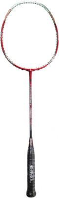 

ASHAWAY Titanium Power Red, White Unstrung Badminton Racquet(G2 - 3.75 Inches, 82 g)