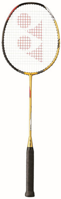 

Yonex Voltric LD 100 Black, Red, Gold Strung Badminton Racquet(G4 - 3.25 Inches, 84 g), Black;gold;red