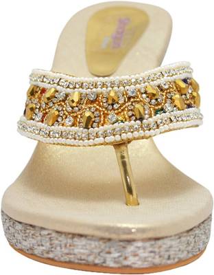 Shaagun Women Gold Heels
