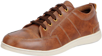 FAUSTO Trendy Sneakers For Men(Brown