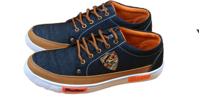 

spakly Canvas Shoes For Men(Multicolor, Dannim