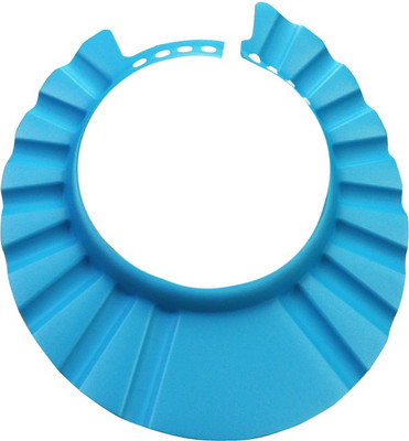 

Futaba Adjustable Baby Bath Shower Cap With Ear Shield - Blue