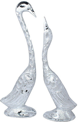 

Shubheksha Decorative Showpiece - 18 cm(Aluminium, Silver)
